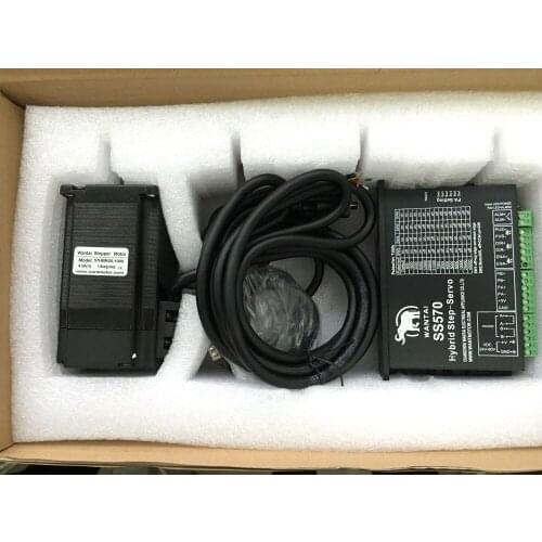 EU FREE! Wantai 4-Lead Nema23 closed loop stepper motor, 57HBM28-1000 4A 280N-cm(395oz-in) +servo driver CNC Machine