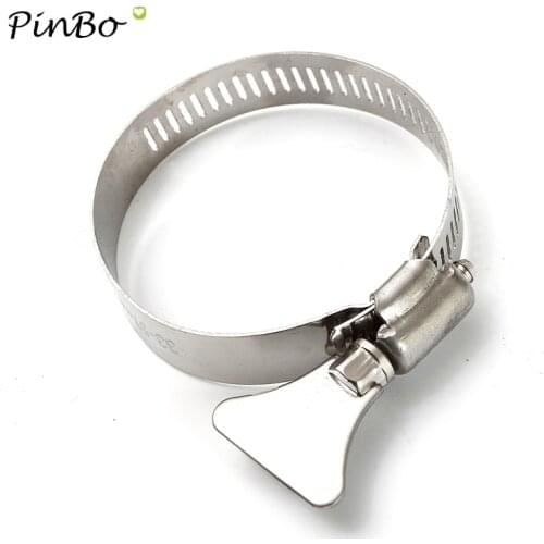 4pcs/lot all size 10lot+ discount 20% Stainless Steel 304 Worm Drive Hose Clamp - Fuel Pipe Tube Clips water