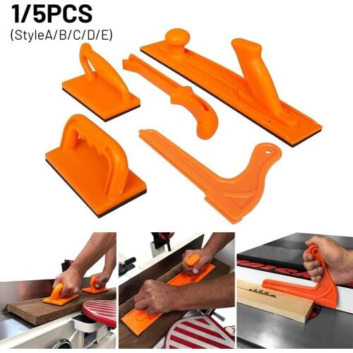 5PC Set Safety Woodworking Push Block and Push Stick Package for Woodworkers and Use On Router Table Jointer and Band Saw