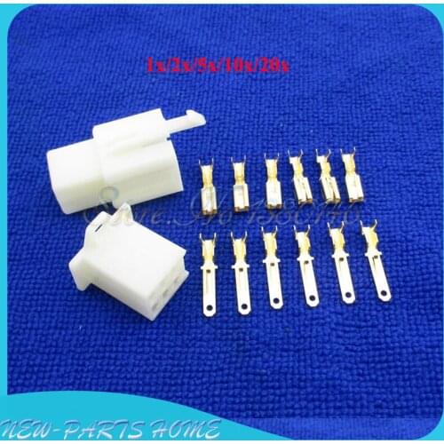 6 Pins Electrical Wire Connector Terminal Harness Plug Socket For Pit Dirt Pocket Bike Kart ATV Quad Scooter Moped Motorcycle
