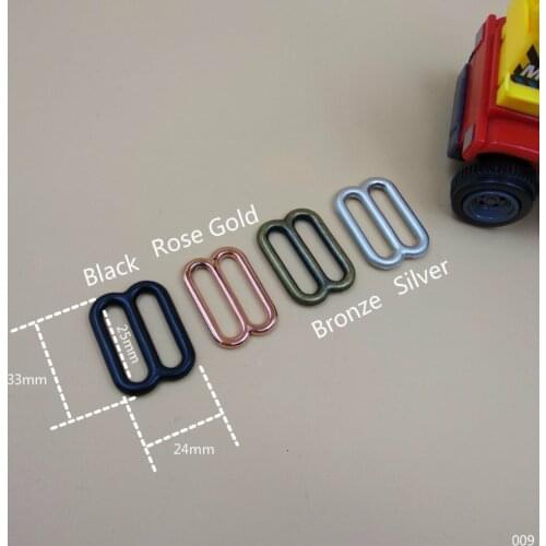 Free Shipping 1" For 25mm Webbing Metal Buckle D Dee Ring Slider 20Pcs For Adjust Backpack Shoes Bags Straps Belts Accessories