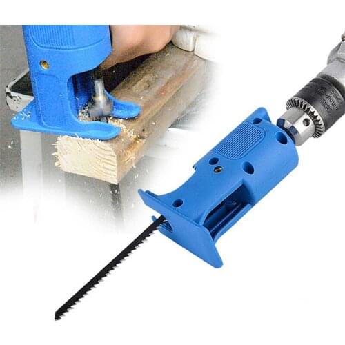 Cordless Reciprocating Saw Adapter Electric Drill Modified Electric Saw Power Tool Attachment Adapter For Wood Metal Cutter Saw