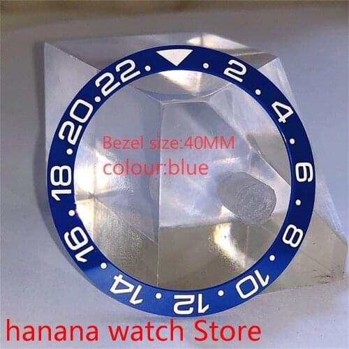 Bliger brand new high-quality hot-selling 40mm pearl rotating blue bezel green suitable for 43mm self-winding mens watch