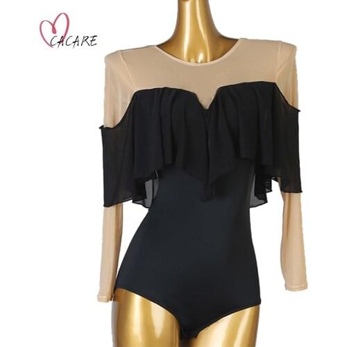 Bodysuit for Ballroom Dance Competition Dresses Waltz Tango Dance Dresses Standard Flamenco Wear Costume Customize D0892 Body