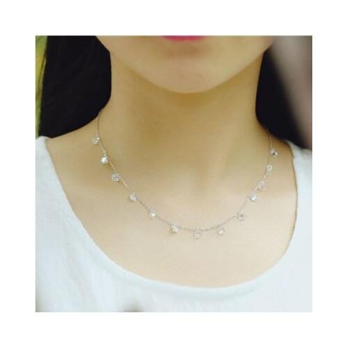 Bohemian Vintage Long Crystal Beads Ball Necklaces For Women Charm Choker Necklace Boho Jewelry New Christmas Gifts