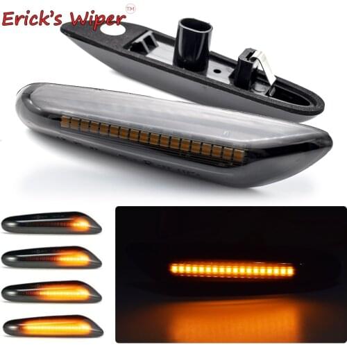 Side Marker Car Styling Flowing Lights Smoked Turn Signal Indicator Light Dynamic Led For BMW E46 E36 E60 E61 E90 E92 E93 E84