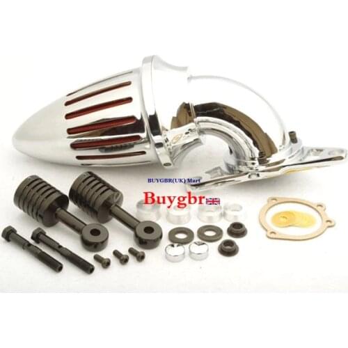 For Harley Rocker/Cross EFI Bones King Softail Night Train, Fat Boy, Cross Bones Dyna Motorcycle Air Cleaner Kits Circle Buygbr