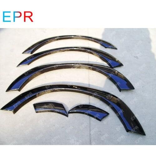 For Nissan Skyline R33 GTS Carbon Fiber 400R Wheel Arches Body Kit Tuning Part For GTR R33 GTR 400R Wheel Arches (6pcs)