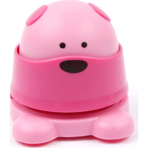 Cartoon Mini Bear Style Office Staple Stapleless Stapler Paper Binding Binder School Office Stationery