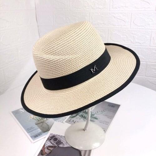 New Fashion Summer Straw Hat Mens Beach Sun Hats Leisure Journey Outdoors Vacation Accessories UV Protection Big Brimmed Hat