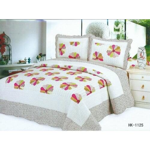 Free shipping2014Three-piece cotton reactive printing bedding Quilts Bedding