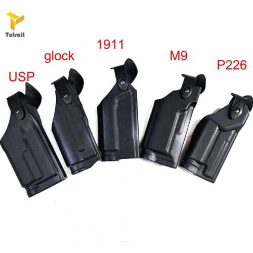 Totrait safa Military M9 GL17 1911 USP P226 Gun Belt Holster Tactical Gear Hunting Gun Holster black