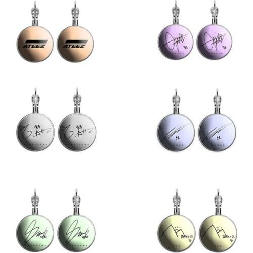 KPOP ATEEZ ZERO : FEVER TREASURE EPILOGUE: Action To Answer JONG HO HONG JOONG WOO YOUNG MIN GI Earring Jewelry Decoration w140