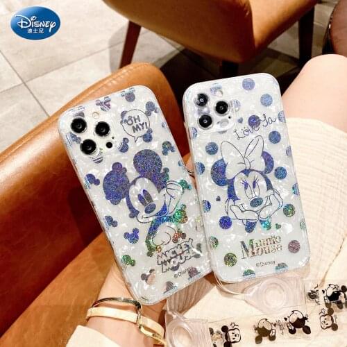 DISNEY 2021 Mickey Silicone Case for IPhone 11 Pro Xs Max FOR IPhone 12 Official Liquid Silicon 360 Full Cover zz0613