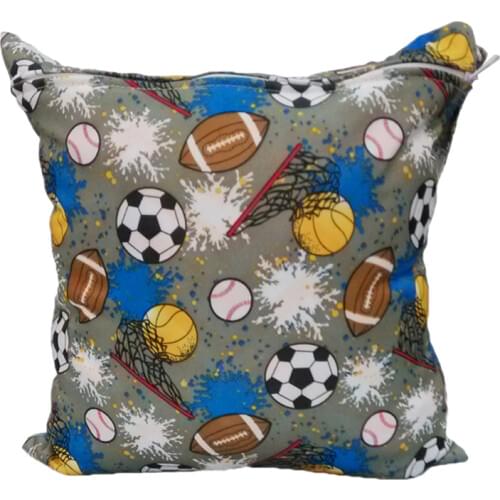 New Printed Double Zippered Wet/Dry Bag Waterproof Wet Cloth Diaper Backpack Reusable Diaper Cover WetBag Baby Diaper Bags