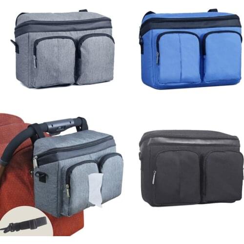 Mommy Bag Baby Stroller Bag Diaper Bag Large Capacity Nappy Changing Bags Bottle Holder Storage Bag Kids Stroller Accessories