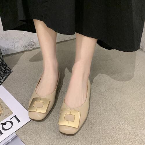 Women Slip On Flat Casual Shoes Designers Lazy Ladies Flats Shoes Woman Fashion Work Flat Shoes All March Large Size 35-40
