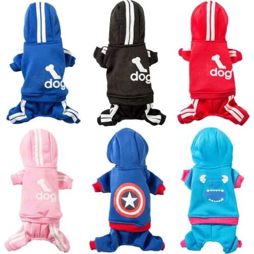 Spring Pet Dog Clothes For Dogs Coat Jacket Pet Jumpsuit Puppy Pet Clothing For Dog Coat Thick Pets Dogs Clothing Chihuahua York