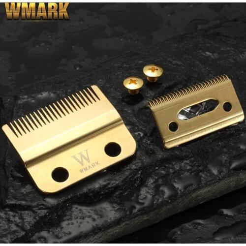 WMARK W-2 Professional 2-Hole stagger-teeth Clipper Blade moving blade with screw Replacement blade high quanlity material