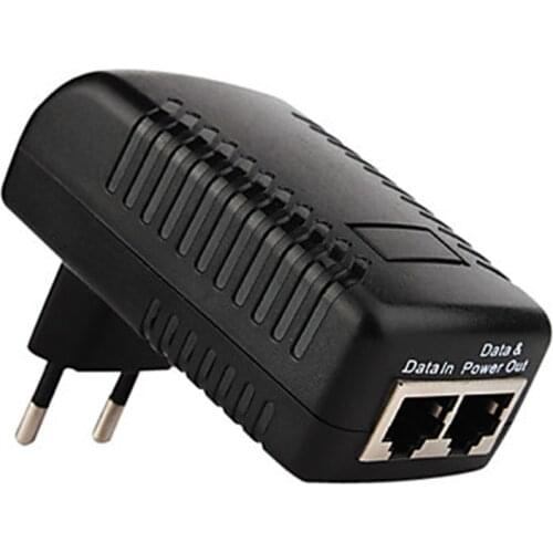 REDEAGLE 12V-1A / 48V-0.5a Wall Plug POE injector Ethernet Adapter Power For IP camera US / EU Plug