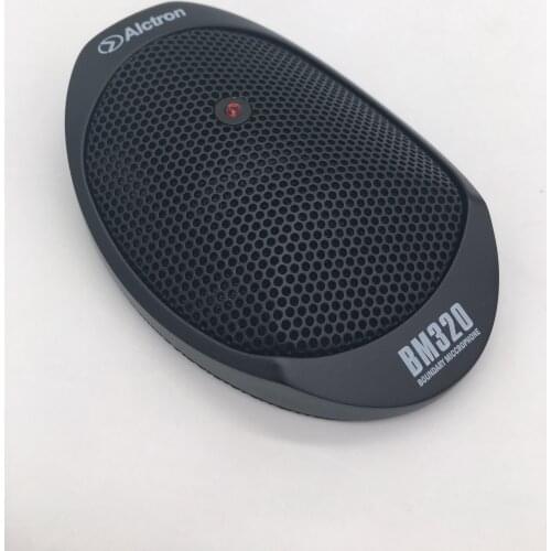 Alctron BM320 wide-range back electret condenser boundary microphone with 5m mini XLR cable for conference,church and speech