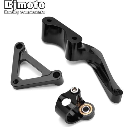CNC Aluminum Dampers Mount Bracket Support Kit For DUCATI 696 796 795 Motorcycle Steering Damper Stabilizer