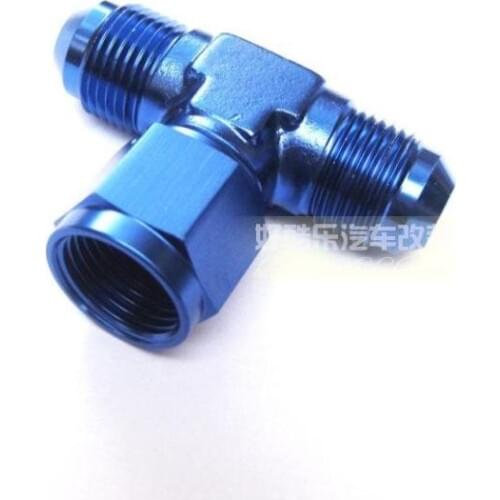 AN6/AN8/AN10 modified car tubing an tee-female swivel on side leak-proof seepage control