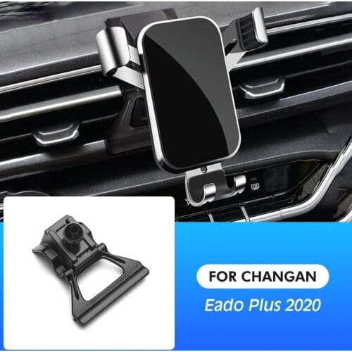Car Mobile Phone Holder For Changan Eado Plus 2020 Air Vent Clip Mounts Stand GPS Gravity Navigation Bracket Car Accessories