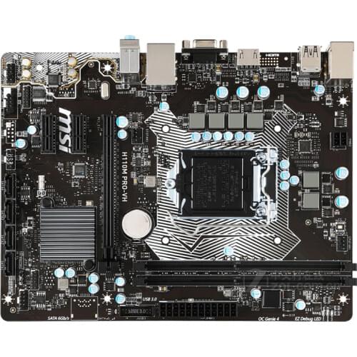Free shipping original motherboard for new MSI H110M PRO-VH LGA 1151 DDR4 USB2.0 USB3.0 32GB SATA3 Desktop Motherboard