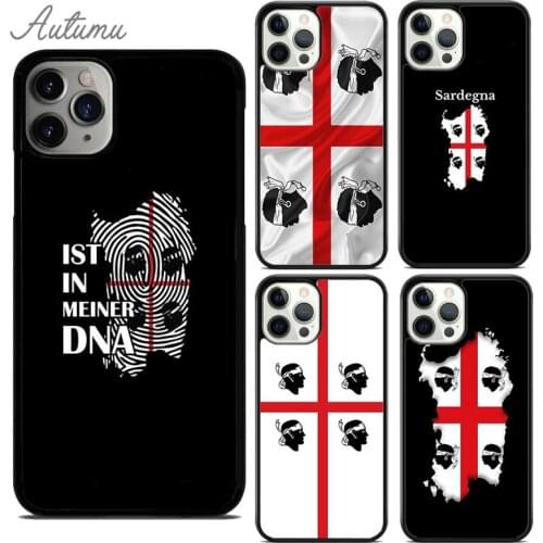Flag of Sardinia Phone Case for iPhone 11 12 Pro Max mini X XR XS SE 2020 5 6S 7 8 Plus Samsung Galaxy S8 S9 S10 Cover shell