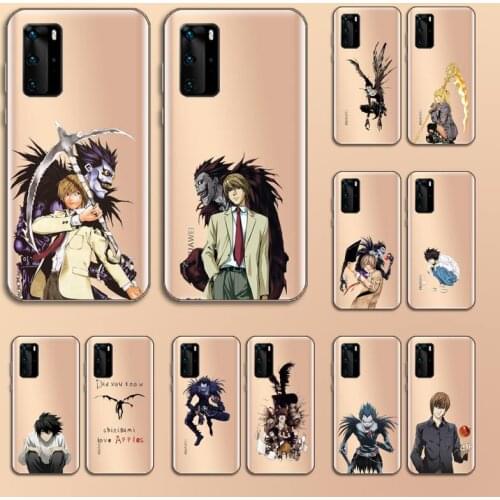 Death Note Japan anime Phone Case Transparent for Huawei P honor 8 10i 20 30 40 smart 2019