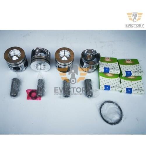 For ISUZU 4JA1T 4JA1-T rebuild kit cylinder head complete valve piston ring gasket