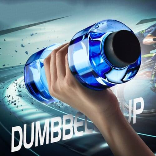 550ml Dumbbells Shaped Plastic Big Large Capacity Gym Sports Water Outdoor Fitness Bicycle Bike Camping Cycling Kettle New Home