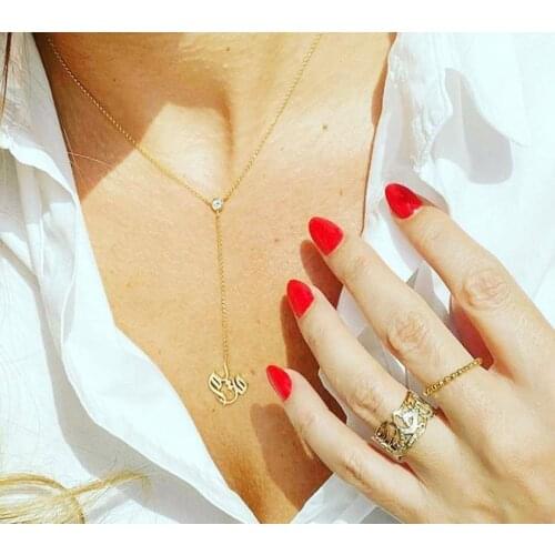 Customized name, alphanumeric, new fashion, simple and casual party to send to friends, wear it yourself