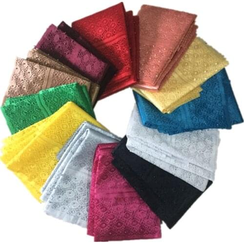 Beautiful Color Asooke Nigerian Style Gele Headtie Aso Oke Headtie With Beads For Lady 2 Pieces Set Party Aso Oke 30