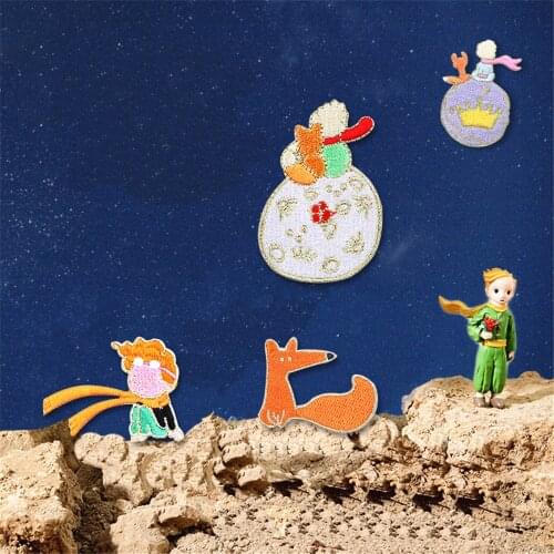 Maxsin 1 Pc High Quality Cartoon Animal Embroidered Cute Fox Sticker Iron On Cloth Dress Jacket Patch Garment Accessories DIY