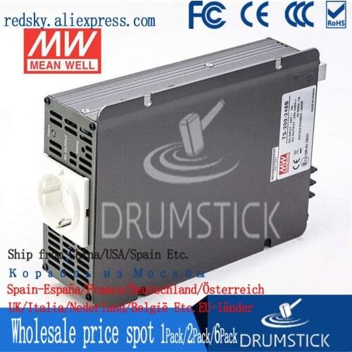 Patriotic MEAN WELL TS-200-224B EUROPE Standard 230V meanwell TS-200 200W True Sine Wave DC-AC Power Inverter