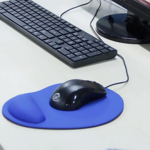 Anti Slip Gel Mouse Mat Pad With Rest Wrist Comfort Support Laptop PC Wrist rest design reduce wrist stress and fatigue