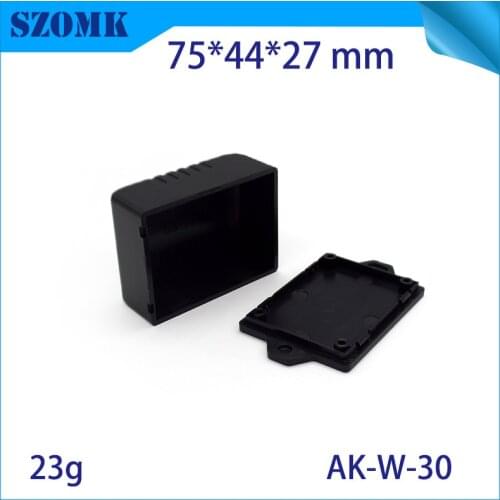 Plastic junction box electronic project box (6 pcs) 75*44x27mm enclosures for electronics plastic case abs plastic enclosure