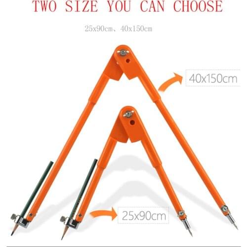 Carpenter Precision Pencil Compasses Large Diameter Adjustable Dividers Marking And Scribing Compass For Woodworking