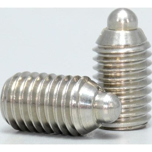 Stainless Steel Spring Plungers Heavy Load Type Locating Pin Thread Indexing Pin Thread=3-16mm