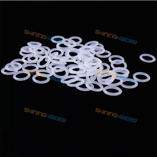 ROHS FDA certificated cross section 2mm white color food grade silicone O ring non-toxic white silicoen O ring
