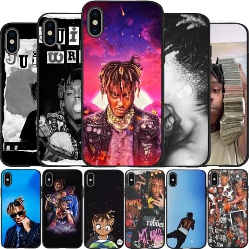 Juice wrld new album black Silicone Phone Case For iPhone 12 XR XS Max 5 5S SE 2020 6 6S 7 8 PLUS X 11Pro Max 11 Cover