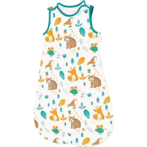 Sleep Sack Baby Wearable Blanket with 2-Way Zipper,2.5 TOG Cotton Sleep Sack Unisex