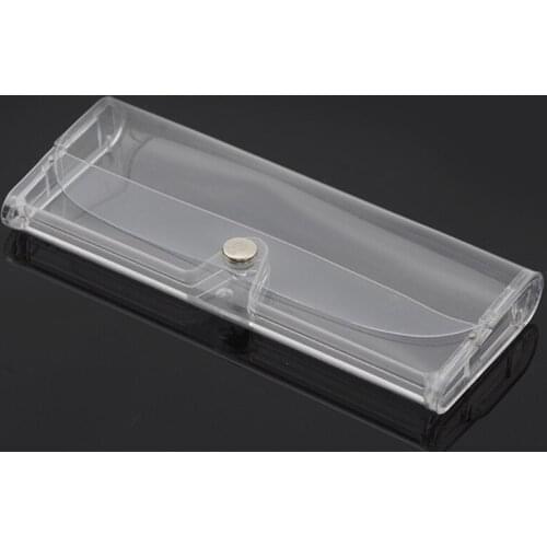 Stylish Transparent Eye Glasses Sunglasses Soft Case Box Portable Protector Holder