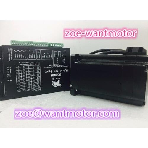 Wantai New Easy servo system driver SS880&Easy servo motor 86HBM100-1000 NEMA34 encoder 1000 12NM 6A make up Closed loop system