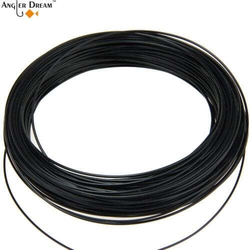 WF 5/6/7/8/9 S Fast Sinking Fly Fishing Line 100FT Weight Forward Black Fly Line 6ips Sinking Rate