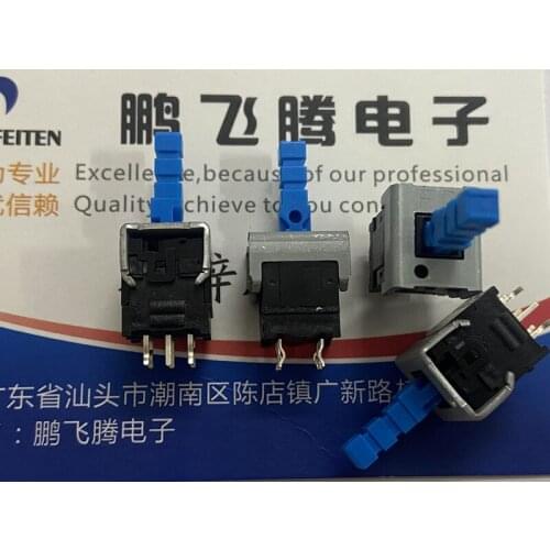 1PCS SPEC12HC12-NT1 Taiwan Fuhua FD dual-row vertical 6-pin TV button switch with lock power supply, touch self-locking switch
