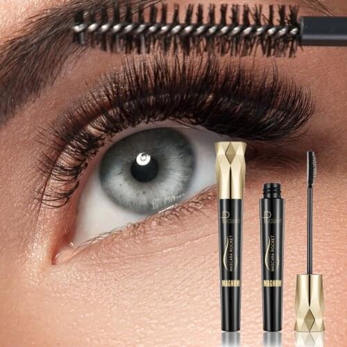 3D Fiber Long Black Mascara Makeup Curling Lengthening Thick Fast/Quick Dry Lash Extension Eyelash Waterproof Easy To Apply 1PCS