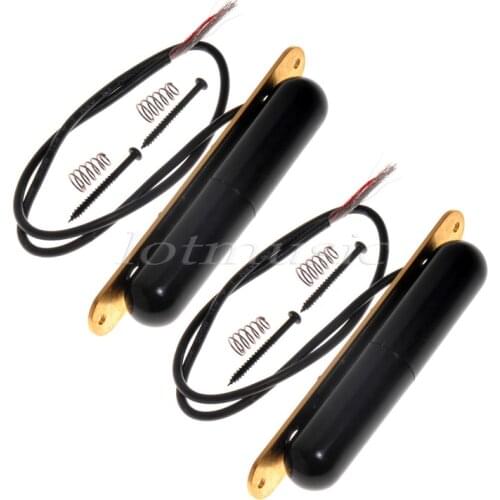 2Pcs Black Vintage Lipstick Tube Pickup For Electric Guitar PIckup